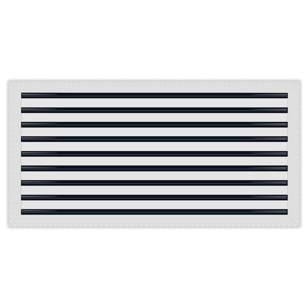 BUILDMART - 36x18 MUD-IN Air Vent Cover - Drywall Mud-in White Air Vent - Mud Linear Slot Diffuser - Register Grille for Ceiling and Walls - Texas Buildmart