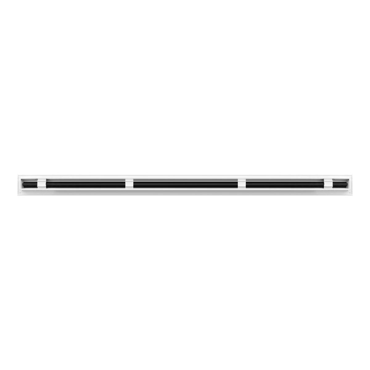 BUILDMART - 48" Linear Slot Diffuser - (1 Slot) Single Slot - White De