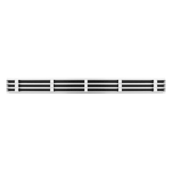 Back of 60 Inch 3 Slot Linear Air Vent Cover White - 60 Inch 3 Slot Linear Diffuser White - Texas Buildmart