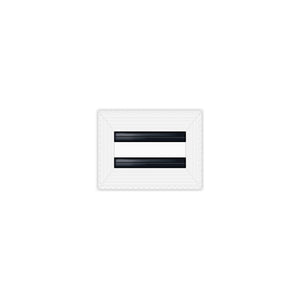 BUILDMART - 6x4 MUD-IN Air Vent Cover - Drywall Mud-in White Air Vent - Mud Linear Slot Diffuser - Register Grille for Ceiling and Walls - Texas Buildmart