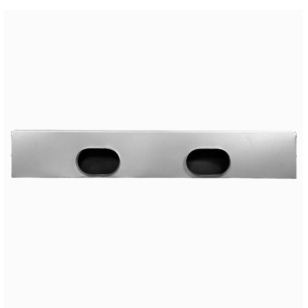 Top of 72 Inch 2 Slot Linear Slot Plenum Box - Linear Slot Diffuser Plenum - Texas Buildmart - AC Vent Covers - Linear Plenum Box