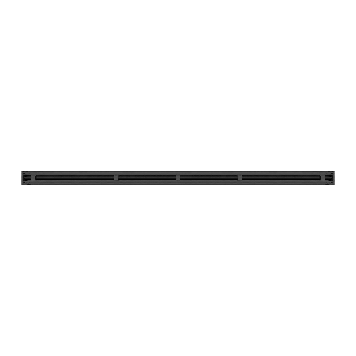 BUILDMART - 72" Linear Slot Diffuser - 1 Slot - Single Slot - Black De