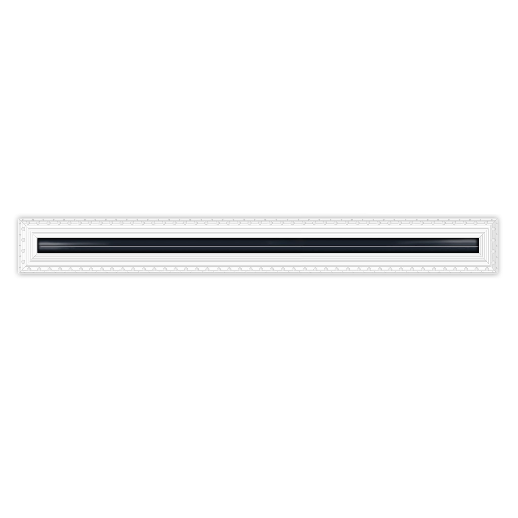 BUILDMART - 72" Linear Slot Diffuser - 1 Slot - Mud In Air Vent Cover - Drywall Mud-in White Air Vent - Mud Linear Slot Diffuser - Register Grille for Ceiling and Walls - Texas Buildmart