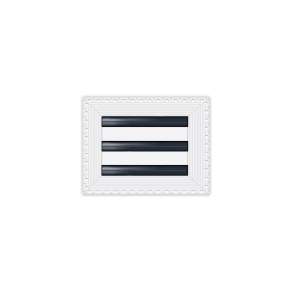 BUILDMART - 8x6 MUD-IN Air Vent Cover - Drywall Mud-in White Air Vent - Mud Linear Slot Diffuser - Register Grille for Ceiling and Walls - Texas Buildmart