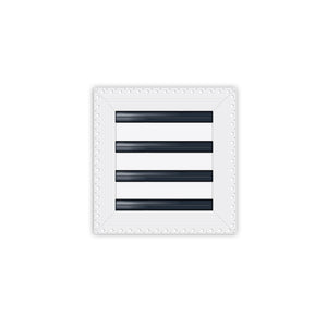 BUILDMART - 8x8 MUD-IN Air Vent Cover - Drywall Mud-in White Air Vent - Mud Linear Slot Diffuser - Register Grille for Ceiling and Walls - Texas Buildmart