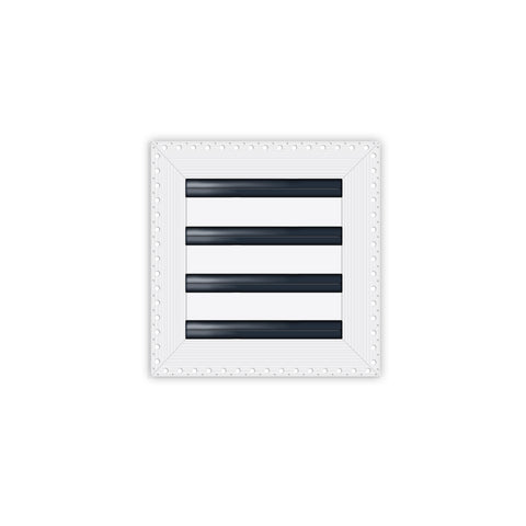 BUILDMART - 8x8 MUD-IN Air Vent Cover - Drywall Mud-in White Air Vent - Mud Linear Slot Diffuser - Register Grille for Ceiling and Walls - Texas Buildmart
