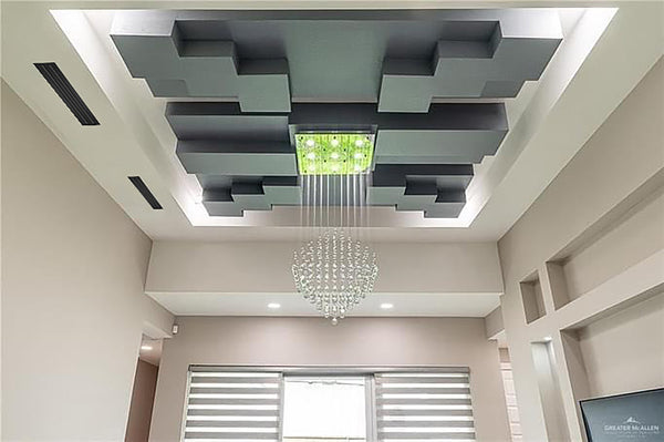 Lifestyle 2 of 36 Inch 3 slot Linear Air Vent Cover Black - 36 Inch 3 slot Linear Diffuser Black - Texas Buildmart