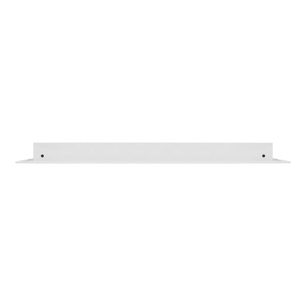 How to Install of 22x22 Modern Air Vent Cover White - 22x22 Standard Linear Slot Diffuser White - Texas Buildmart